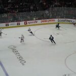 Cleveland Monsters Zach Sawchenko makes great save on 2 on 0 breakaway vs. Laval Rocket's Joshua Roy