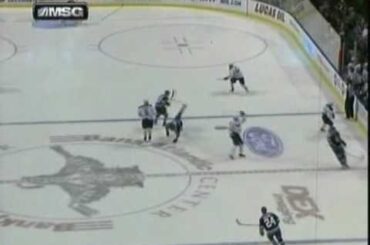 Patrick Kaleta blindside elbow to Dmitri Kulikov