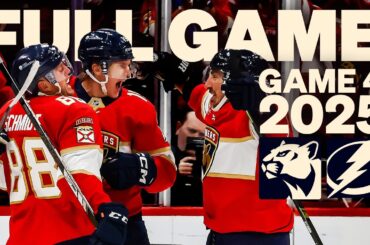 FULL GAME | Panthers vs Lightning Round 1 Game 4 | 4.28.25