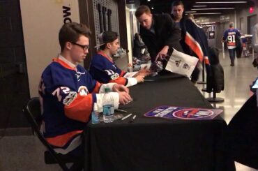 Anthony Beauvillier and Shane Prince Signing Autographs