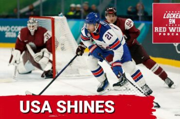 Larkin and Team USA SHINE as Men's Ice Hockey Tournament Begins
