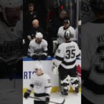 Eddy trying to catch everyone on the hot mic 🤣  #hockey #nhl