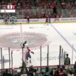 Vincent Desharnais welcomed Matthew Tkachuk back with a big hit 👀