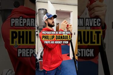 How to tape a hockey stick like Phillip Danault #NHL #Shorts