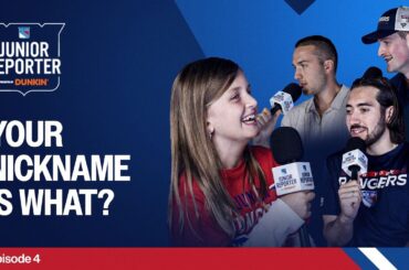 Junior Reporter Uncovers Hilarious Nicknames of New York Rangers