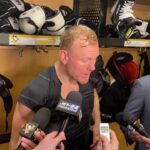 Penguins Locker Room: Patric Hornqvist Talks Hat Trick (Before it was Taken Away) | PHN