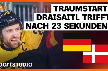 Deutschland – Dänemark Eishockey Männer Highlights | Olympia Mailand Cortina 2026 | sportstudio