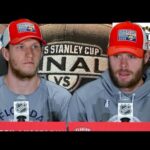 Eetu Luostarinen/Carter Verhaeghe, Cup Final Morning Skate: Game 4 v Edmonton Oilers