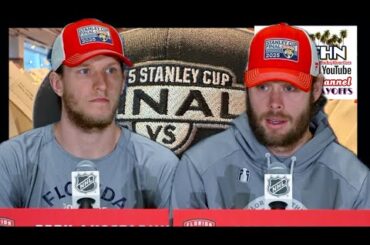 Eetu Luostarinen/Carter Verhaeghe, Cup Final Morning Skate: Game 4 v Edmonton Oilers