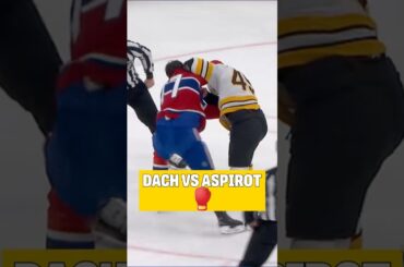 Dach and Aspirot drop the gloves in Boston 🥊