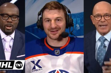 Zach Hyman joins the NHL on TNT panel ahead of Oilers vs Capitals