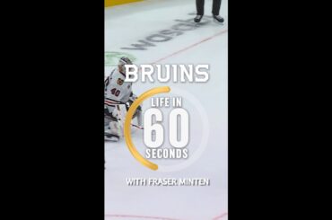 Fraser Minten Grew Up A Canucks Fan?! - Bruins Life in 60 Seconds