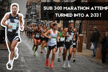 Planning my first Sub 3 hour marathon, only to run a huge negative split 2:33! Chester Marathon 2025