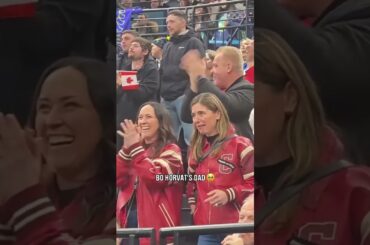 Bo Horvat's dad🥹 #MilanoCortina2026