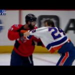 NHL Hockey fight - Tom Wilson(Capitals)vs. Scott Mayfield(Islanders)
