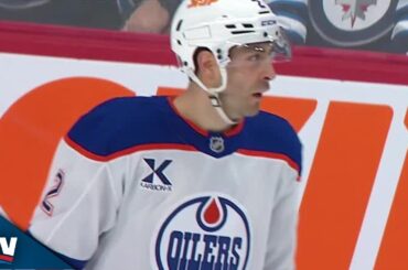 Oilers' Bouchard Goes Upstairs With Wrister For Go-Ahead Goal vs. Jets