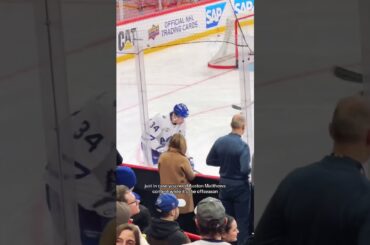 Auston Matthews Warm Up Routine