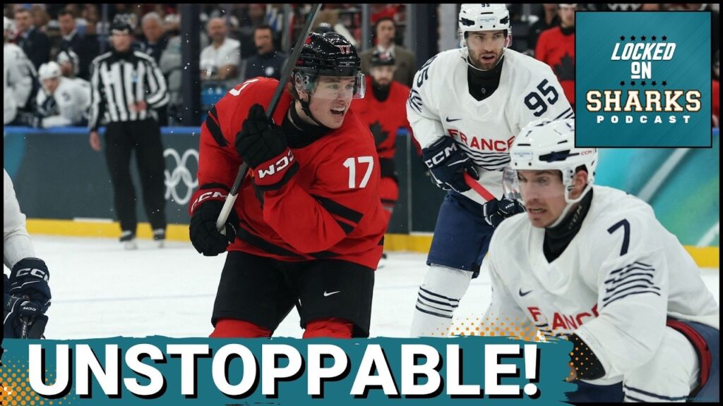 Dominant: San Jose Sharks’ Macklin Celebrini SHINES in Canada’s Olympic thrashing of France