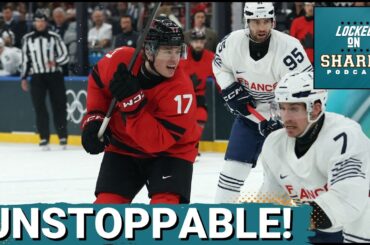 Dominant: San Jose Sharks’ Macklin Celebrini SHINES in Canada’s Olympic thrashing of France