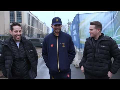 Adrian Kempe walks and talks with NHL Network at Olympic Village 🇸🇪