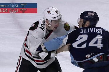 Olivier and Osipov Drop the Gloves