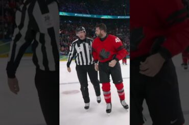Canada's Tom Wilson dropped his gloves in a crazy Olympic hockey fight 😬