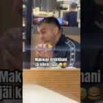 Alkaa mennä vähän yli Makwan Amirkhanin jatkuva syöminen 😳