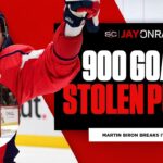 Ovechkin reaches 900 goals, Binnington tries to steal milestone puck