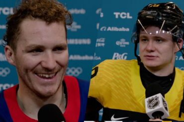 Matthew Tkachuk & Tim Stützle on USA vs. Germany