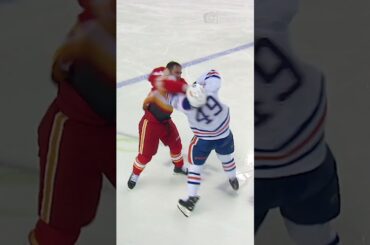 Mic'd up in a classic Battle of Alberta bout!