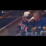 Colten Ellis' fam had the "I can't watch" look after Colten came up with a huge breakaway save #nhl