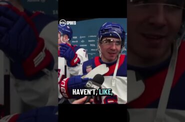 Clayton Keller shares excitement after making Olympic debut for Team USA