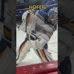 Fans Were UNHINGED Behind Joel Hofer 😂 #letsgopens #nhl #Shorts