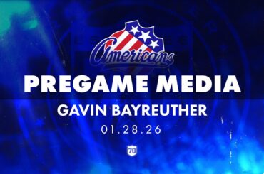 Gavin Bayreuther Pregame Media | 01.28.26