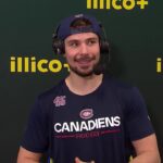 Alexandre Carrier a eu droit à de la visite pendant l'entrevue