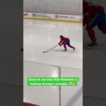 Great to see that Alex Newhook is looking stronger everyday 👀💪