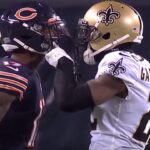 Javon Wims CHEAP SHOT Punches & Fight (Ejected) | Saints vs. Bears | NFL Week 8