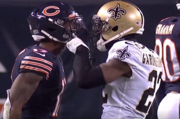 Javon Wims CHEAP SHOT Punches & Fight (Ejected) | Saints vs. Bears | NFL Week 8