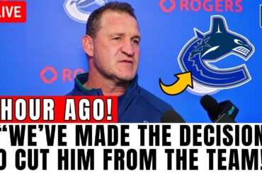 🚨 OMG! URGENT! CANUCKS JUST ANNOUNCED UNEXPECTED DEPARTURE! FANS ARE SHOCKED! CANUCKS NEWS