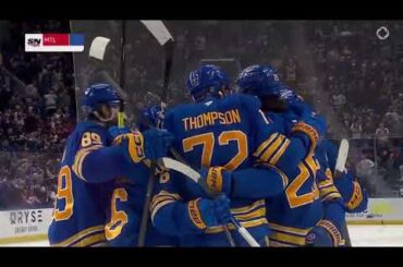 Owen Power Draws the Sabres Even on the Delayed Penalty Against the Habs