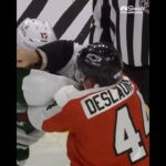 HEAVYWEIGHT FIGHT! Nic Deslauriers and Marcus Foligno square off