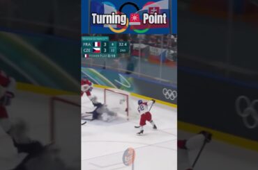 France Thought They Had It Until Czechia Scored A Shorty 🫨 #Hockey #Olympics #Upset