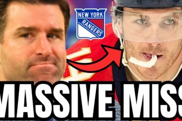 the NEW YORK RANGERS continue to miss on TRADING for SUPERSTAR PLAYERS...