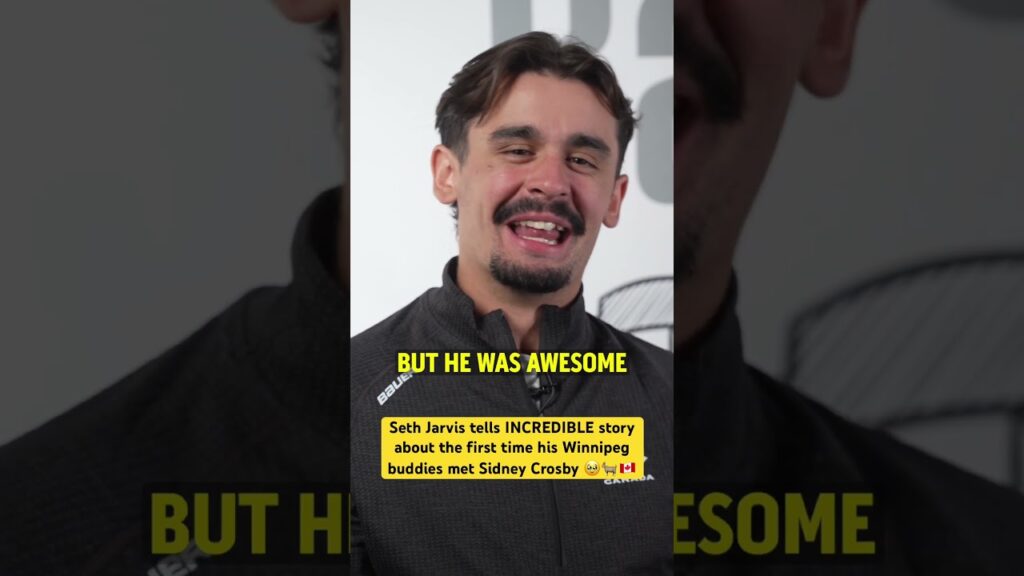 Seth Jarvis tells INCREDIBLE story about the first time his Winnipeg buddies met Sidney Crosby 🥹