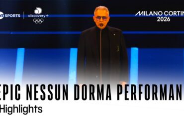 GOOSEBUMPS! Andrea Bocelli performs 'Nessun Dorma' live at the Winter Olympics 2026 Opening Ceremony