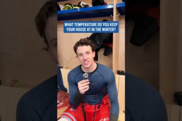 The house temp is always up for debate 🤔 #nyr #qotd #hockey #67