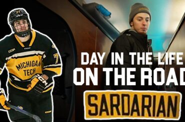Day in the Life of Buffalo Sabres Draft Pick Stiven Sardarian | Michigan Tech Hockey