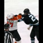 Noah Juulsen comes to the defense of Drysdale, drops the glove with Jack McBain 😳