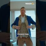 Looking like a true patriot.