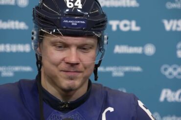 Granlund discusses Finland's victory over Sweden on Friday 🇫🇮 v 🇸🇪